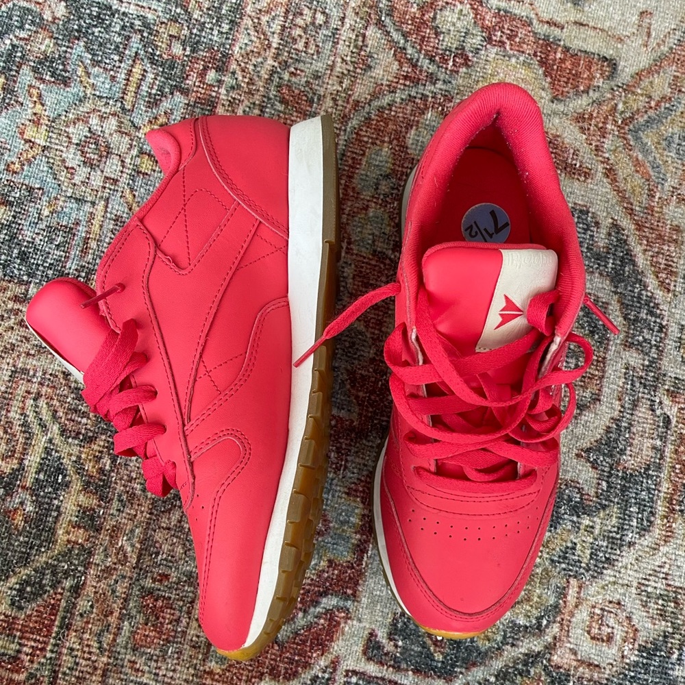 Reebok Hot Pink Sneakers